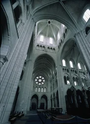 View of the crossing tower towards the south-west, completed c.1230