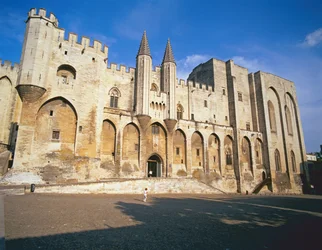 View of the Entrance Facade of the Palace