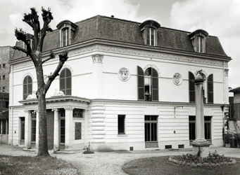 View of the Facade of the Bibliotheque Marmottan from the Garden, Built 1880-1921