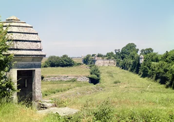 View of the ruined fortifications built by Richelieu