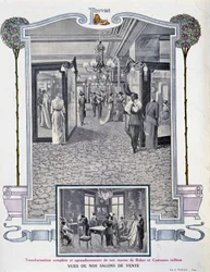 View of the sales fairs of the store 
