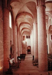View of the South Aisle, Looking Towards the Narthex
