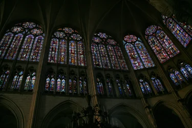 View of the south side of the nave