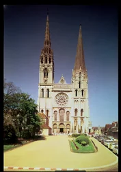 View of the west facade