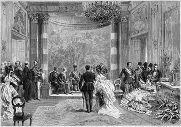 Visit of the Shah of Persia in France
