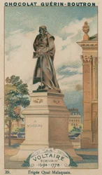 Voltaire, Writer, 1694-1778, Erected in Quai Malaquais