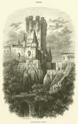 View of the Alcazar of Segovia