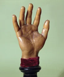 Wax cast of the hand of Jean-Baptiste Troppmann (1848-1970) 1869