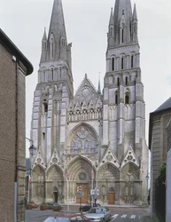 West facade of Bayeux Cathedral