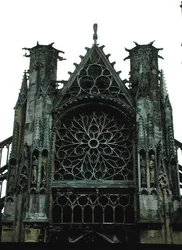 West rose window