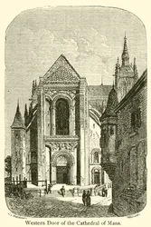 Western Door of the Cathedral of Mans