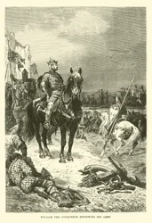William the Conqueror reviewing his army