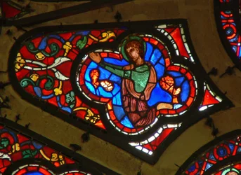 Window depicting an Apostle?