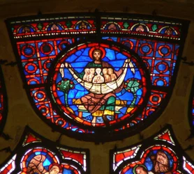 Window depicting the Bosom of Abraham