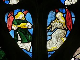 Angel Musicians with Lute and Shawn