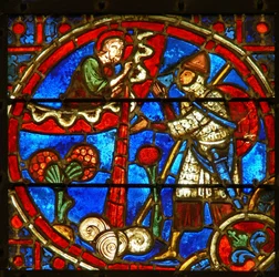 Window depicting Gideon
