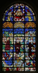 Window depicting Passion Scenes