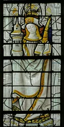Window depicting Saint Barbara