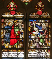 Window depicting Saint Roche