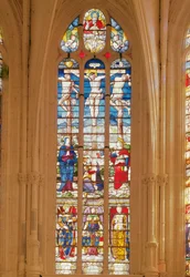 Window Depicting Scenes from the Life of St. Louis