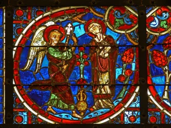 Window depicting the Annunciation