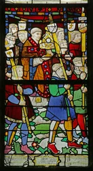 Window depicting the Procession of the Host, c.1495