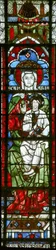 Window depicting the Virgin and Child