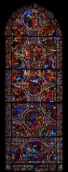 Window Depicting the Parable of the Good Samaritan