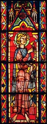 Window depicting the prophet Obadiah