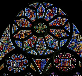 Window depicting the Last Judgement