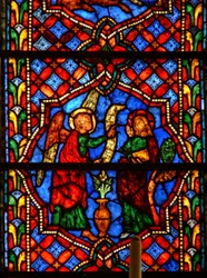 Window 0 depicting the Annunciation