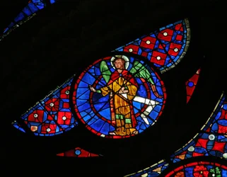 Window w115 depicting an angel