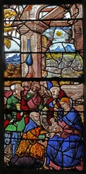 Window depicting the Adoration of the Magi