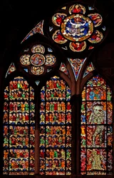 Window w16 depicting the Last Judgement