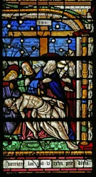Window 19 depicting the Pieta