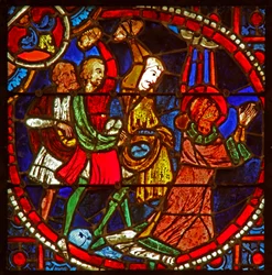 Window depicting St Stephen
