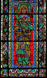 Window w202 depicting St Roswind
