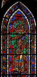 Window w202 depicting the Virgin and Child