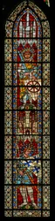 Window w203 depicting St George and St Innocent