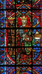 Window depicting the Adoration of the Magi