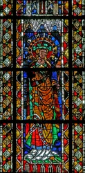 Window w204 depicting St Domitille