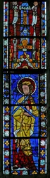 Window depicting an Apostle