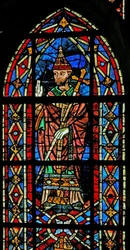Window depicting Pope Innocent III