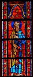 Window depicting an Apostle