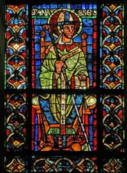 Window w210 depicting Bishop Manasses