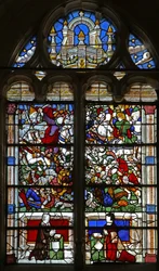 Window depicting St James appears at the Battle of Clavijo