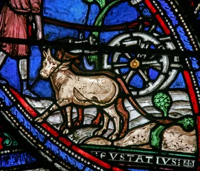 Life of St Eustache: He Works the Land