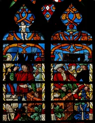 Joseph is lowered into the pit
