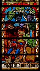 Scene from the story of Joseph: the dream of the baker