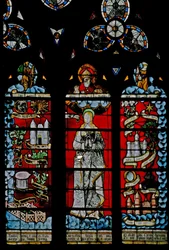Window depicting the Litany of the Virgin